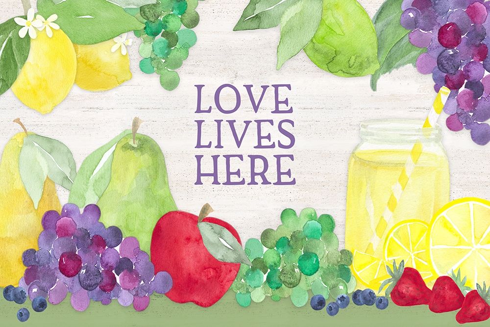 Life is Sweet sentiment landscape II-Love Lives art print by Tara Reed for $57.95 CAD