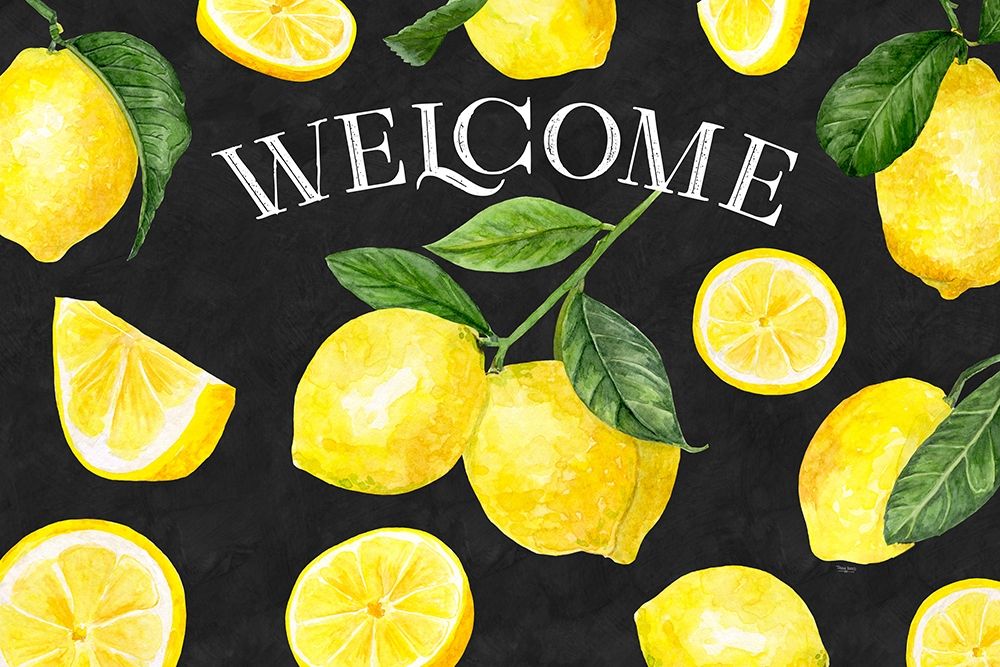 Live with Zest sentiment landscape II-Welcome art print by Tara Reed for $57.95 CAD