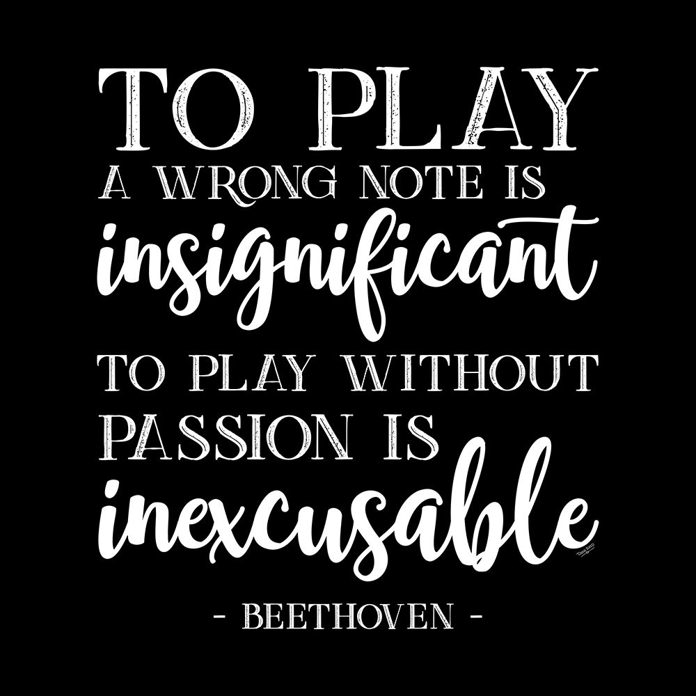 Moved by Music black I-Beethoven art print by Tara Reed for $57.95 CAD