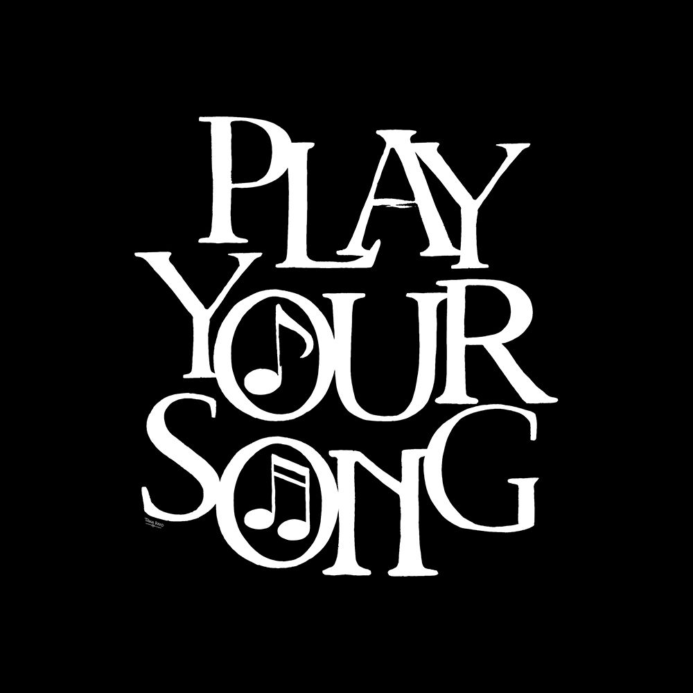 Moved by Music black VIII-Your Song art print by Tara Reed for $57.95 CAD