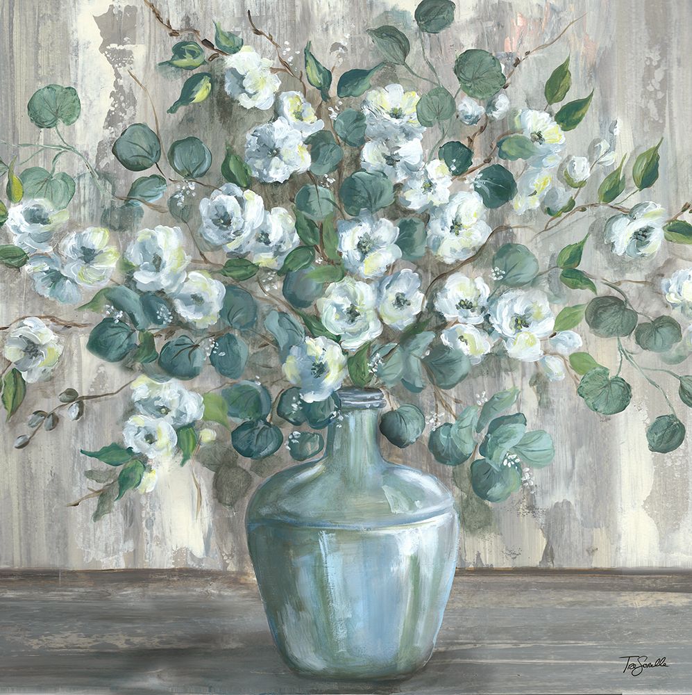 Apple Blossom Jug square art print by Tre Sorelle Studios for $57.95 CAD