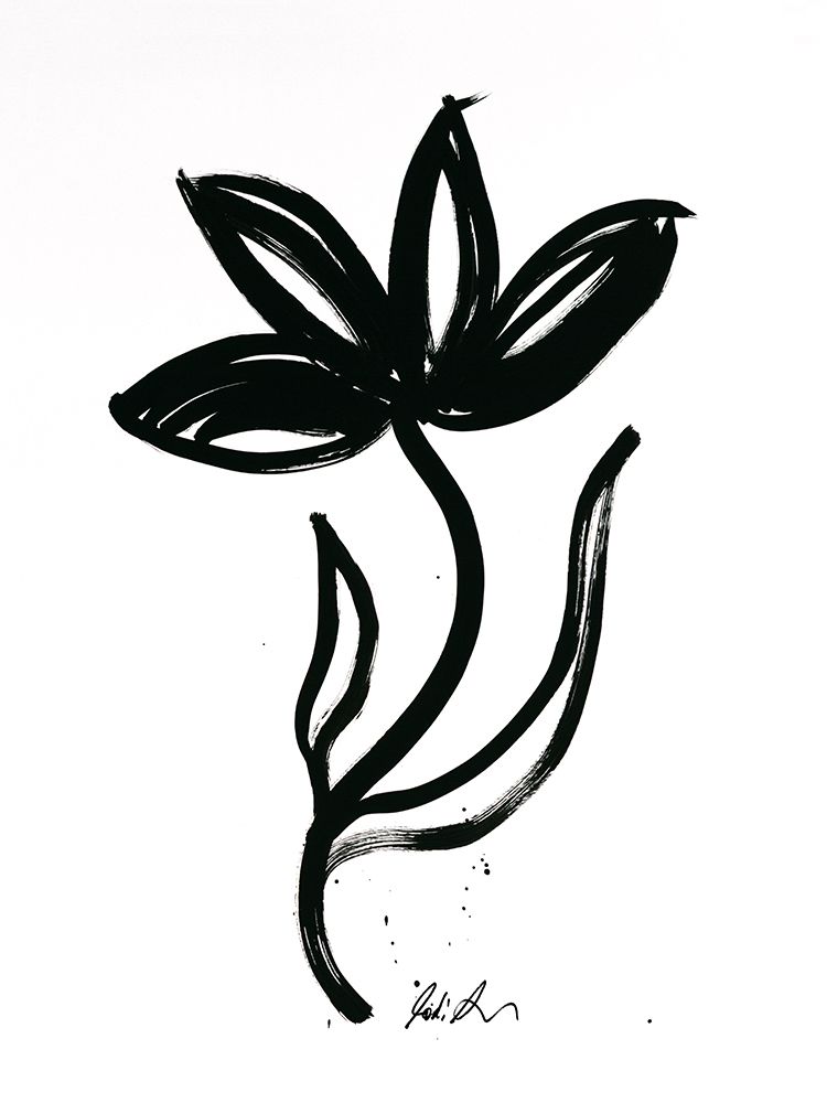 Inked Florals II art print by Jodi Augustine for $57.95 CAD