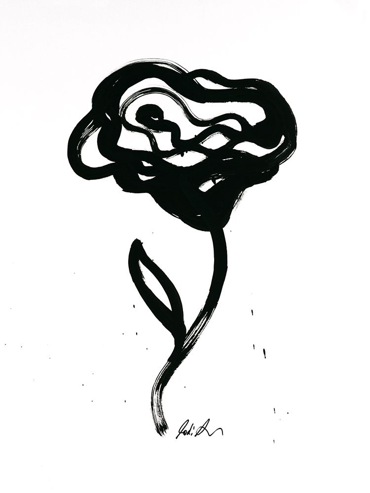Inked Florals IV art print by Jodi Augustine for $57.95 CAD