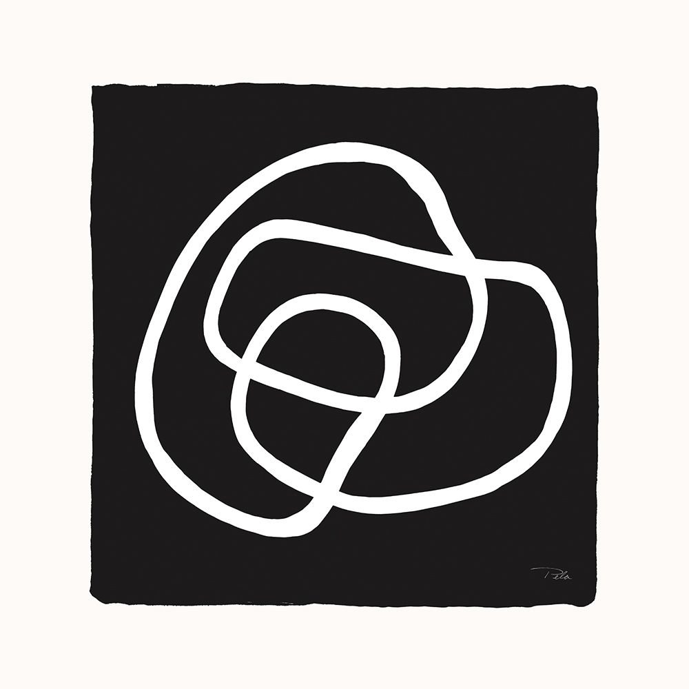 Lines And Curves on black III art print by Pela for $57.95 CAD