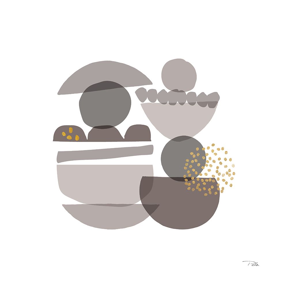 Crowded Forms grey III art print by Pela for $57.95 CAD