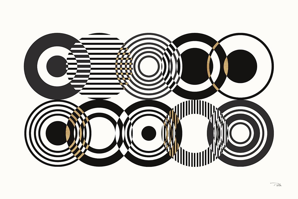 Deco Retro black I art print by Pela for $57.95 CAD