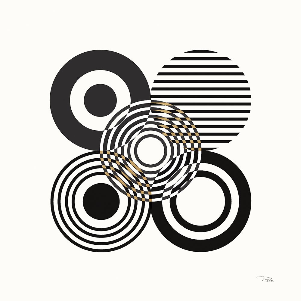 Deco Retro black II art print by Pela for $57.95 CAD
