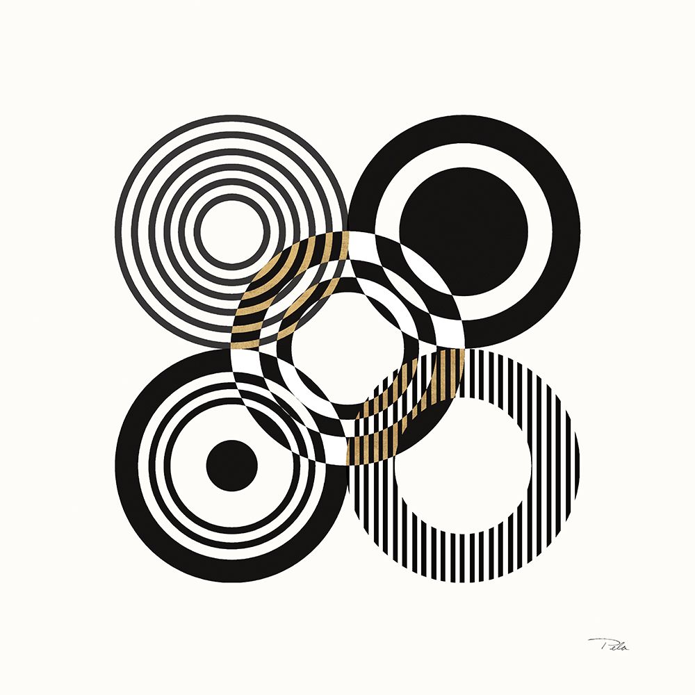 Deco Retro black III art print by Pela for $57.95 CAD