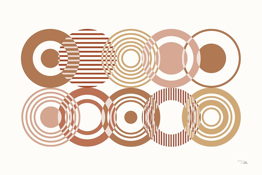 Deco Retro blush I art print by Pela for $57.95 CAD