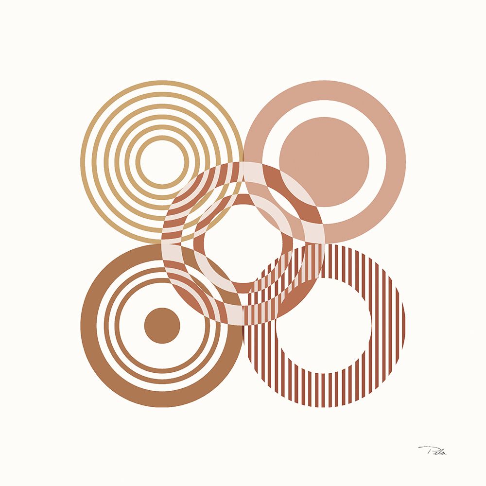 Deco Retro blush III art print by Pela for $57.95 CAD