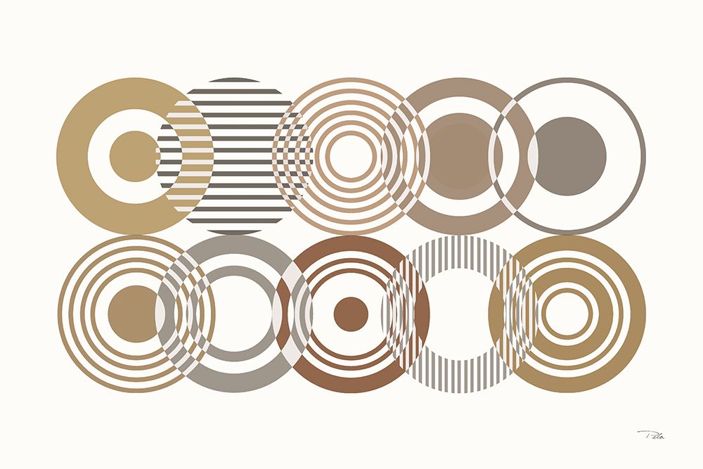 Deco Retro earth I art print by Pela for $57.95 CAD