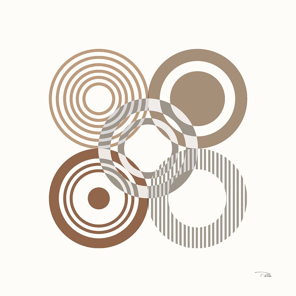 Deco Retro earth III art print by Pela for $57.95 CAD