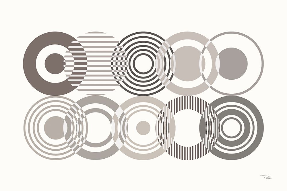 Deco Retro grey I art print by Pela for $57.95 CAD
