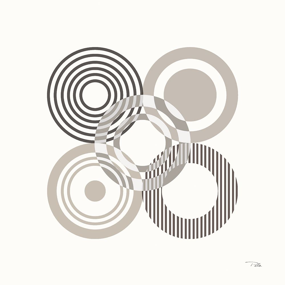 Deco Retro grey III art print by Pela for $57.95 CAD