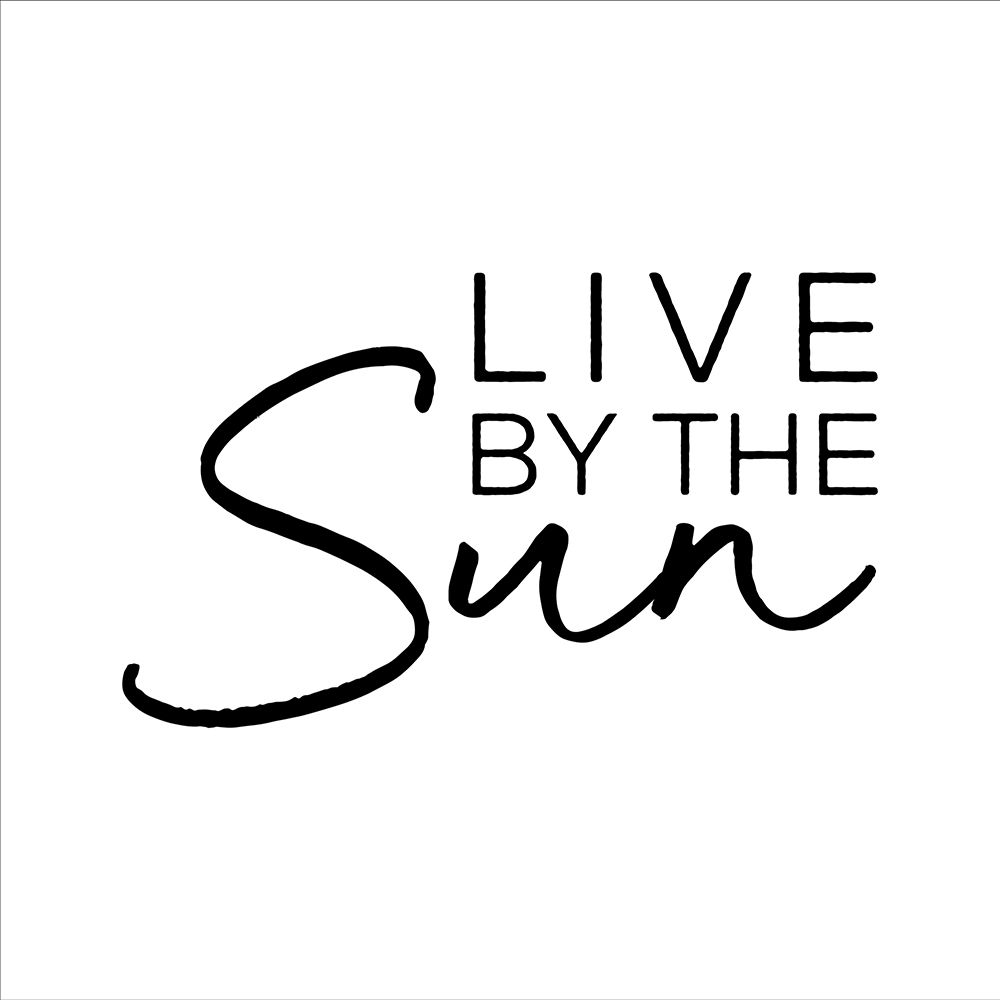 In Black And White Sentiment V-Sun art print by JC Designs for $57.95 CAD