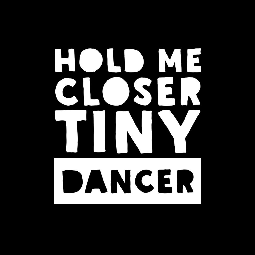 In Black And White Music III-Tiny Dancer art print by JC Designs for $57.95 CAD