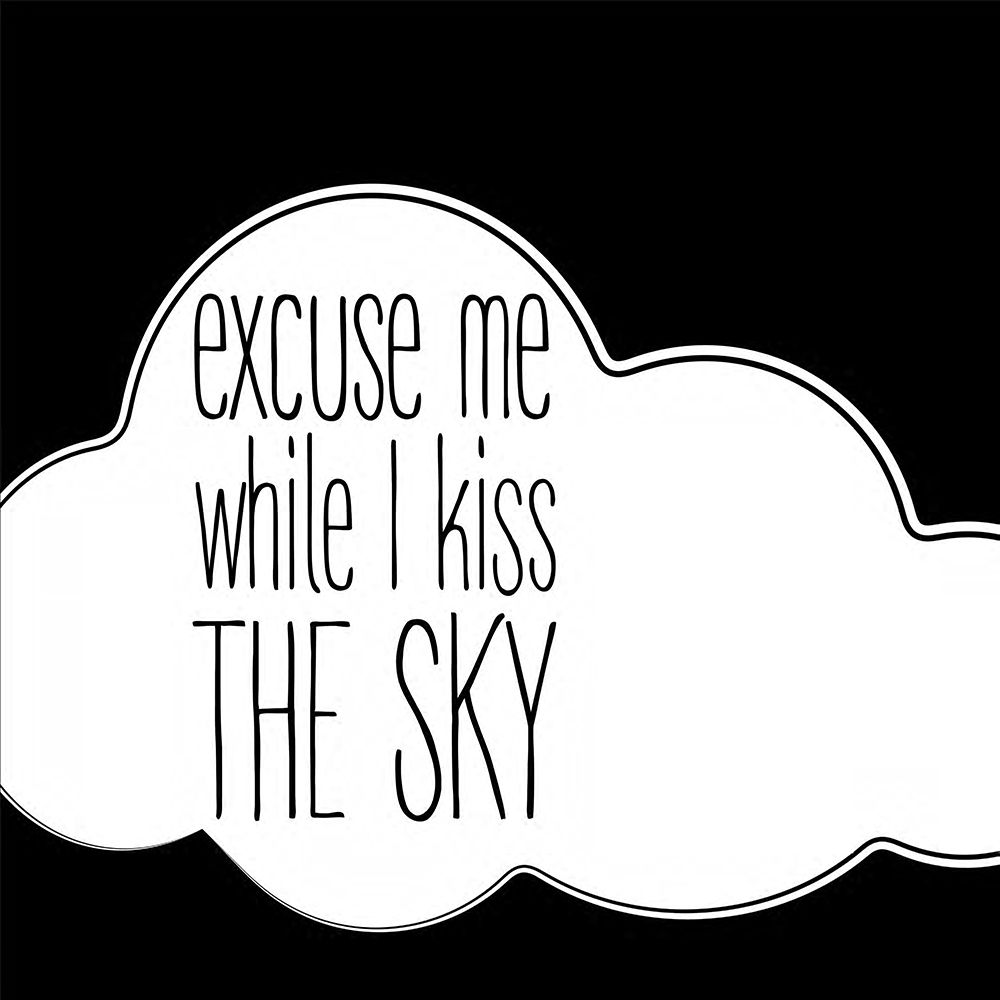 In Black And White Music VI-Kiss the Sky art print by JC Designs for $57.95 CAD