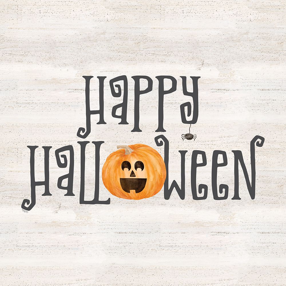 Sit a Spell Sentiment no border II-Happy Halloween art print by Tara Reed for $57.95 CAD