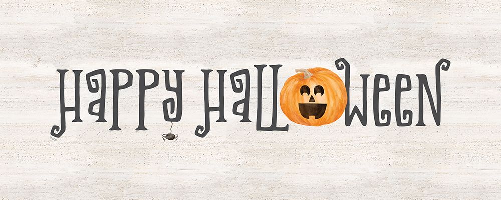 Sit a Spell Sentiment no border panel I-Happy Halloween art print by Tara Reed for $57.95 CAD