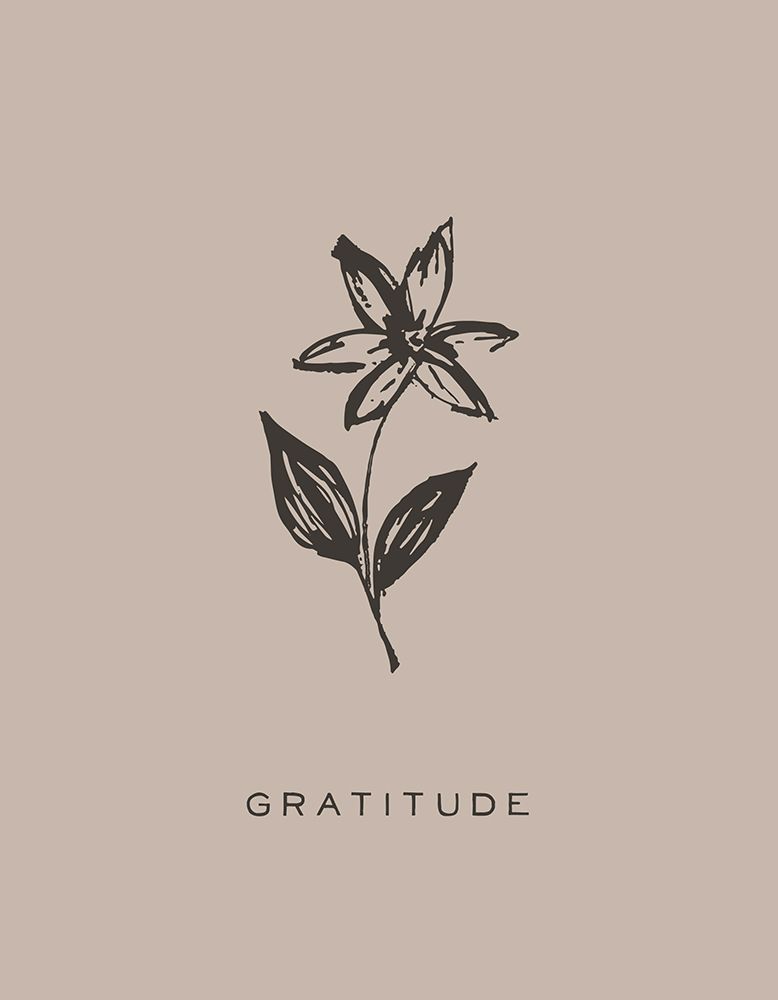 Serene Sentiment II-Gratitude art print by HM Design for $57.95 CAD