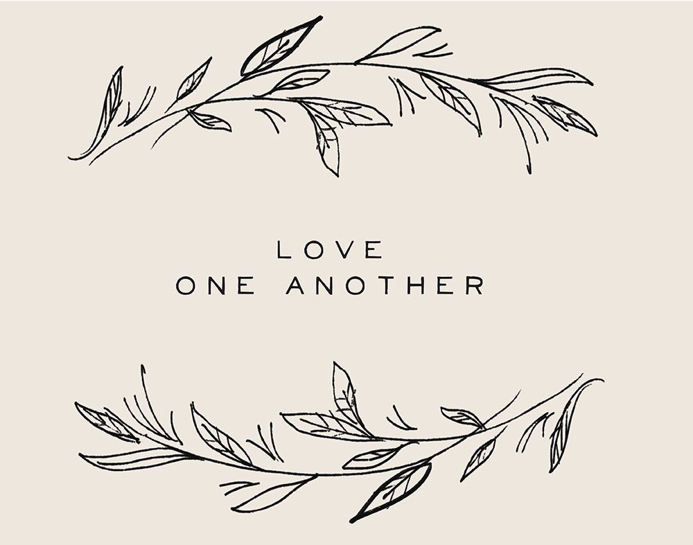 Serene Sentiment III-Love One Another art print by HM Design for $57.95 CAD