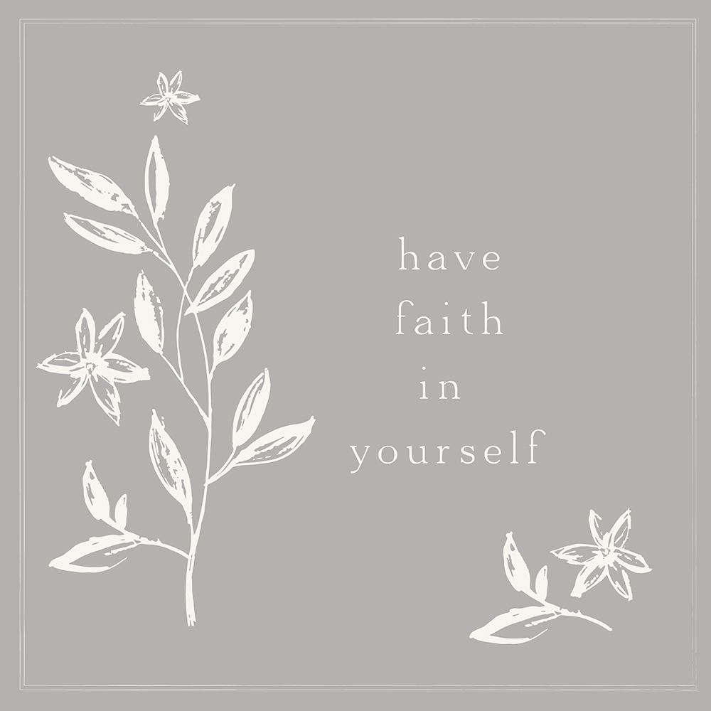 Simple Nature II-Have Faith art print by HM Design for $57.95 CAD