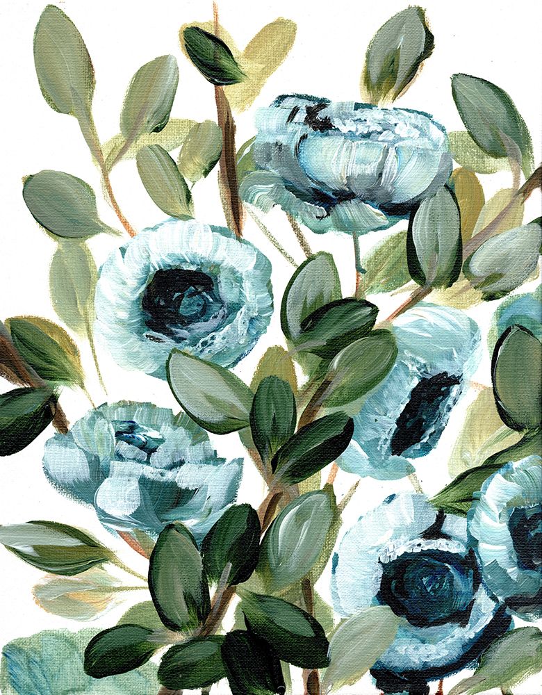 Farmhouse Blue Bush III art print by Marcy Chapman for $57.95 CAD