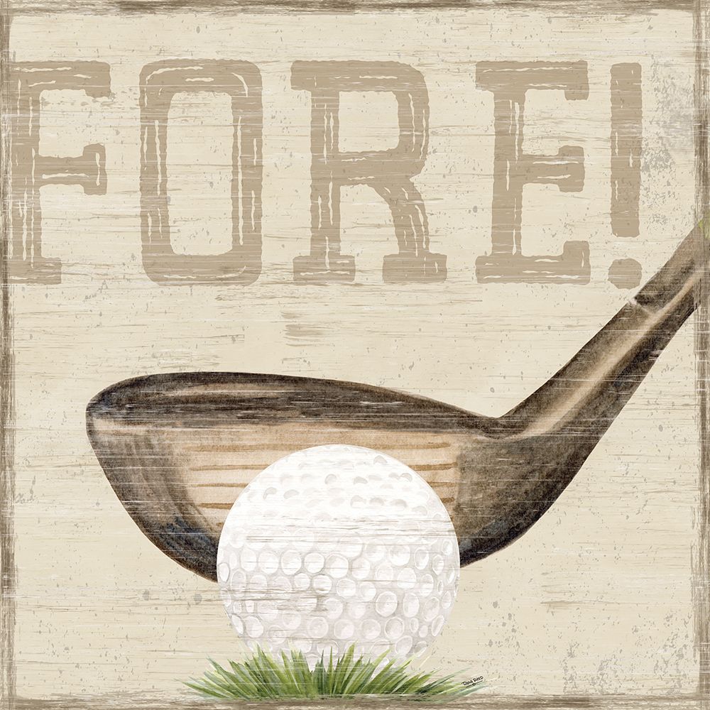 Golf Days V-Fore! art print by Tara Reed for $57.95 CAD