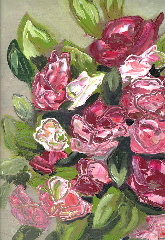 Prettiest Bunch of Flowers portrait I art print by Marcy Chapman for $57.95 CAD