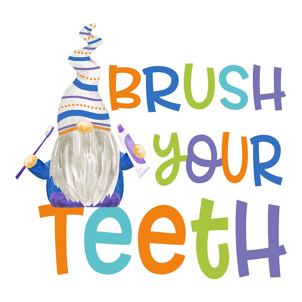 Bathroom Gnomes I art print by Tara Reed for $57.95 CAD