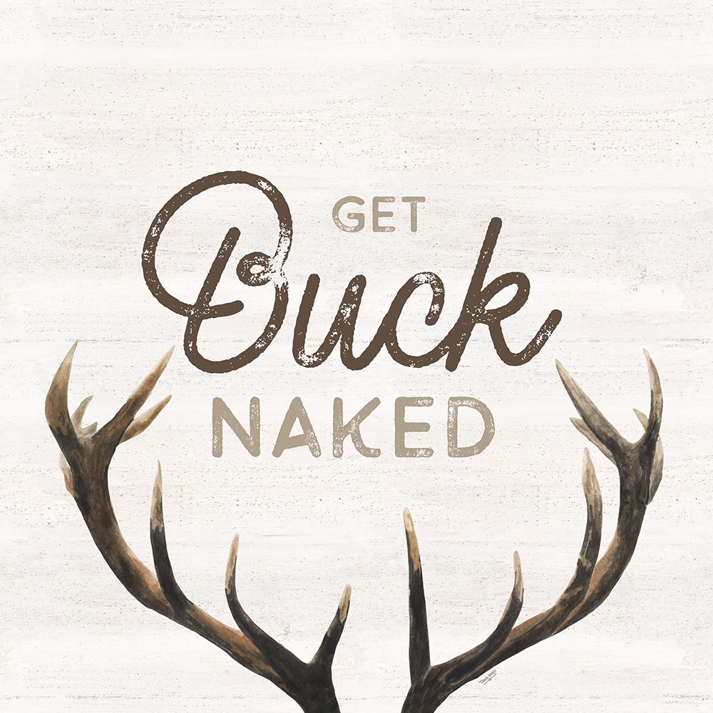 Bath Art I-Buck Naked art print by Tara Reed for $57.95 CAD