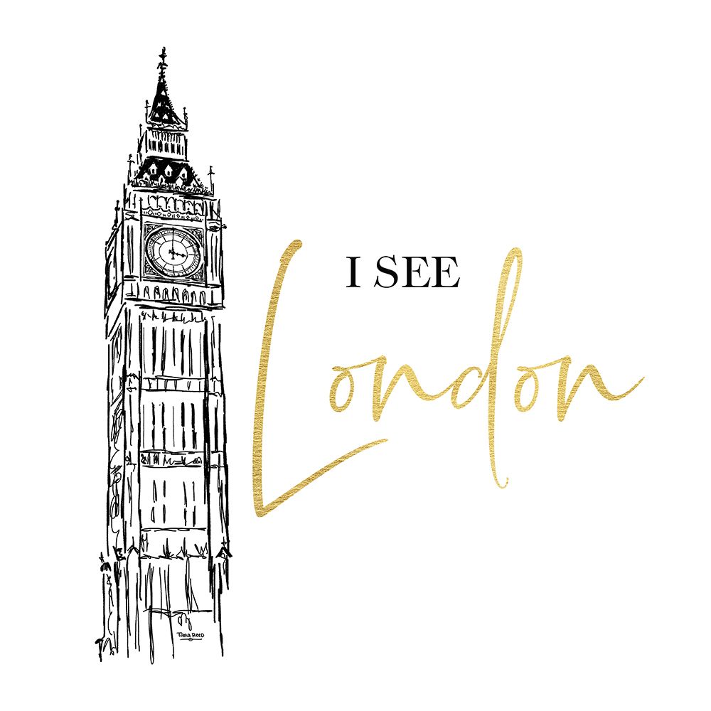 Bath Art V-I See London art print by Tara Reed for $57.95 CAD