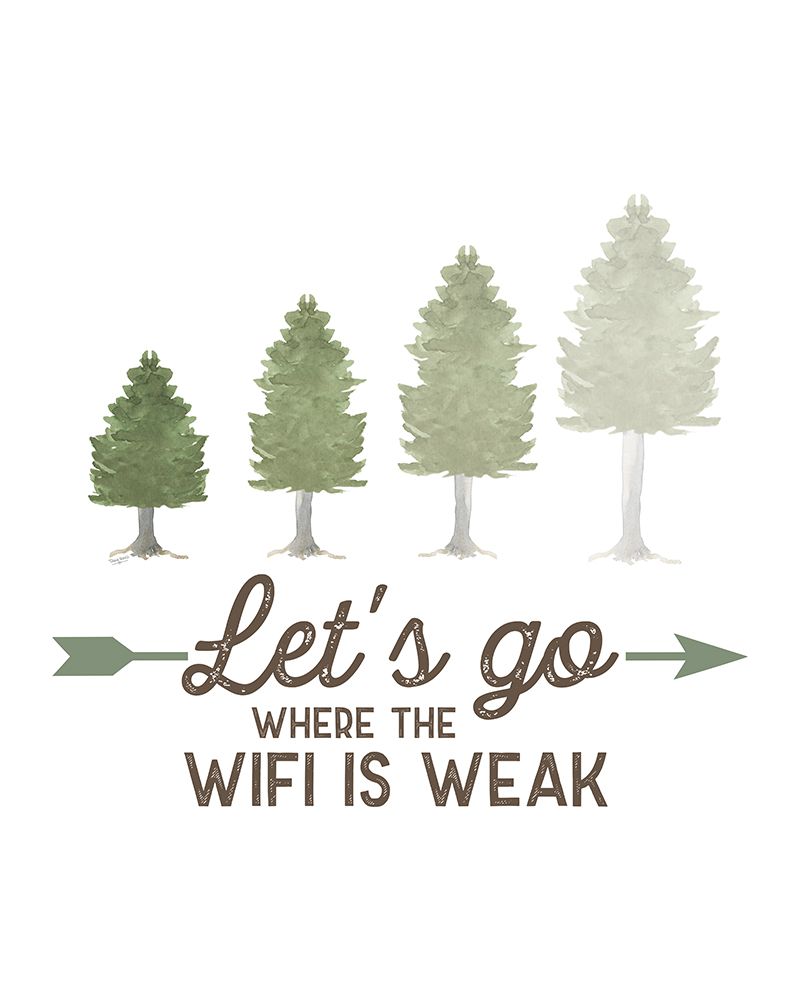 Lost in Woods portrait II-WiFi is Weak art print by Tara Reed for $57.95 CAD
