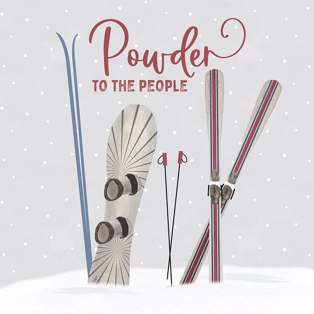 Winter Mountain Getaway III-Powder art print by Tara Reed for $57.95 CAD