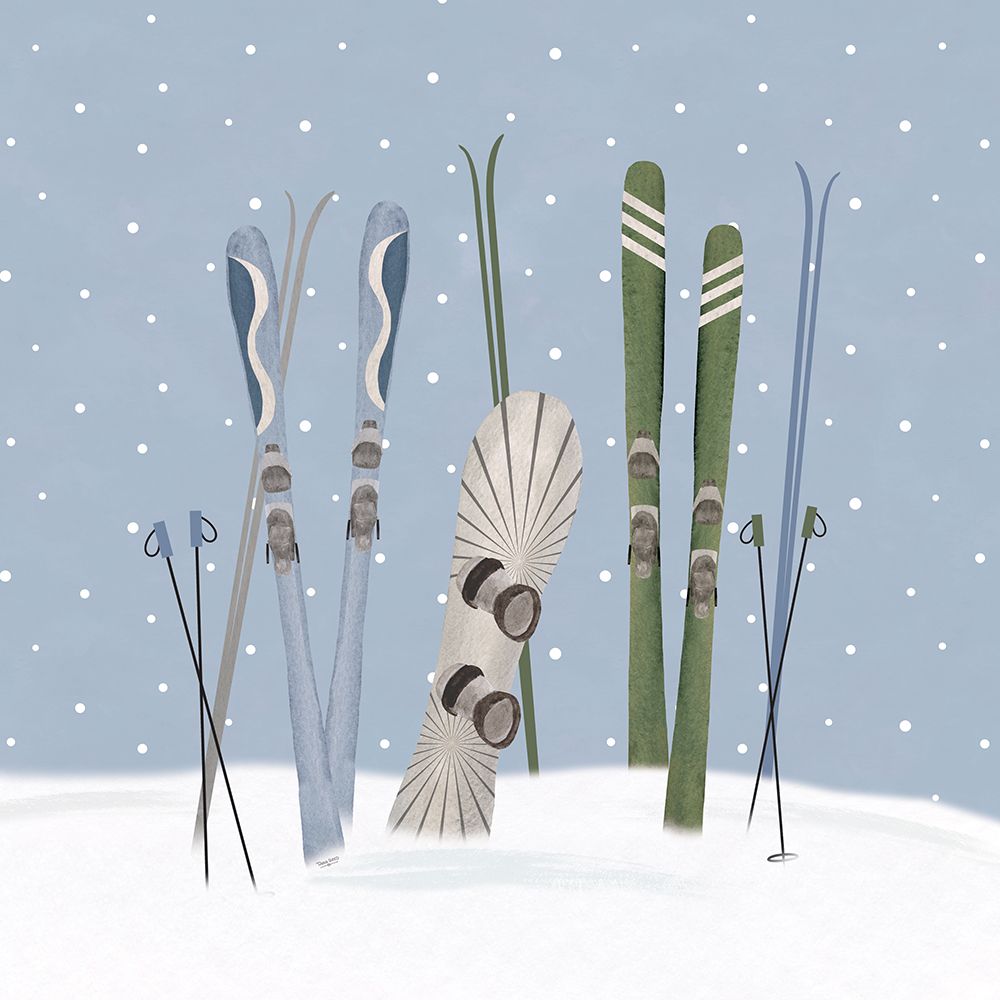 Winter Mountain Getaway X art print by Tara Reed for $57.95 CAD