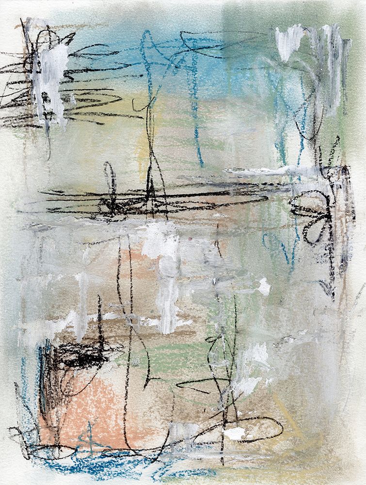 Chalky abstract art print by Marcy Chapman for $57.95 CAD