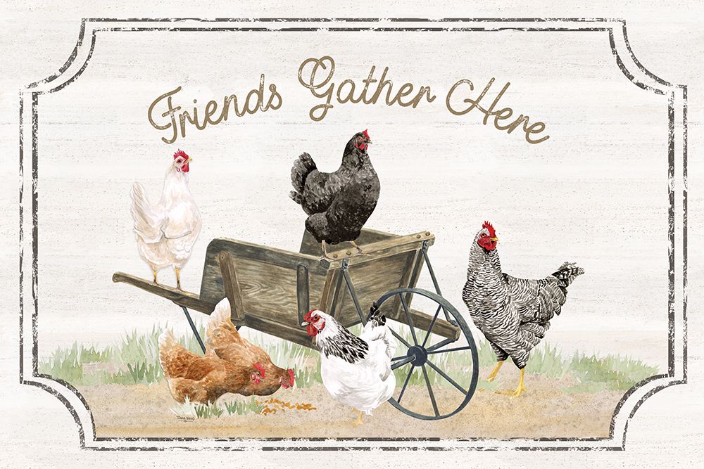 Spring on the Farm landscape I-Friends art print by Tara Reed for $57.95 CAD