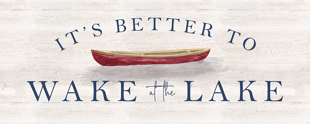 Wake at the Lake panel I-Better to Wake by the Lake art print by Tara Reed for $57.95 CAD