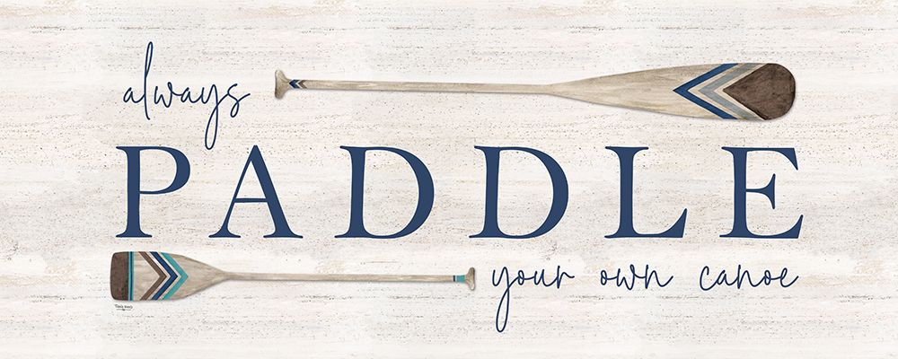 Wake at the Lake panel II-Paddle Your Own Canoe art print by Tara Reed for $57.95 CAD