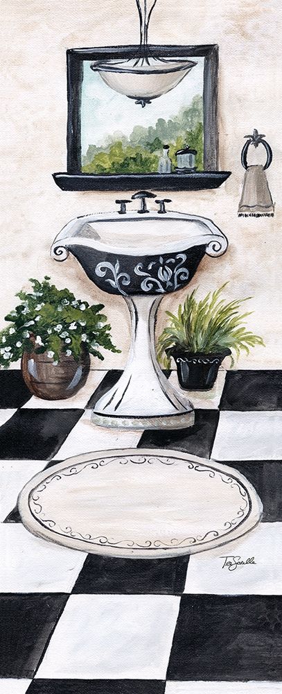 Studio Bath II art print by Tre Sorelle Studios for $57.95 CAD