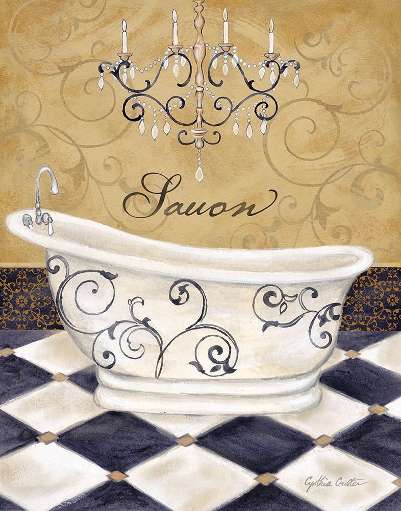 Elegant Bath I art print by Cynthia Coulter for $57.95 CAD