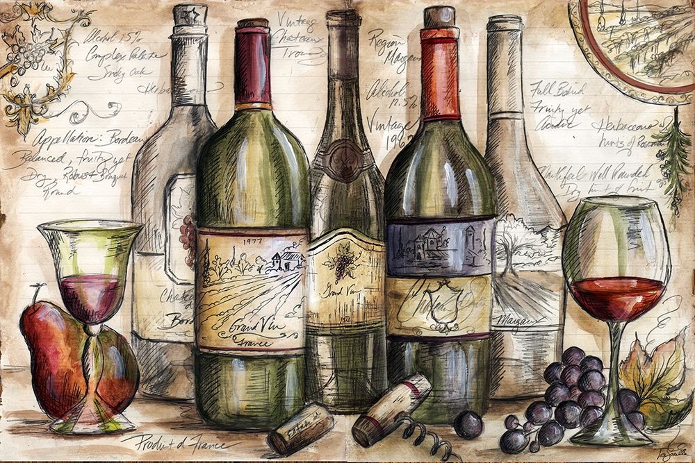 Vinters Journal Sketch Landscape art print by Tre Sorelle Studios for $57.95 CAD