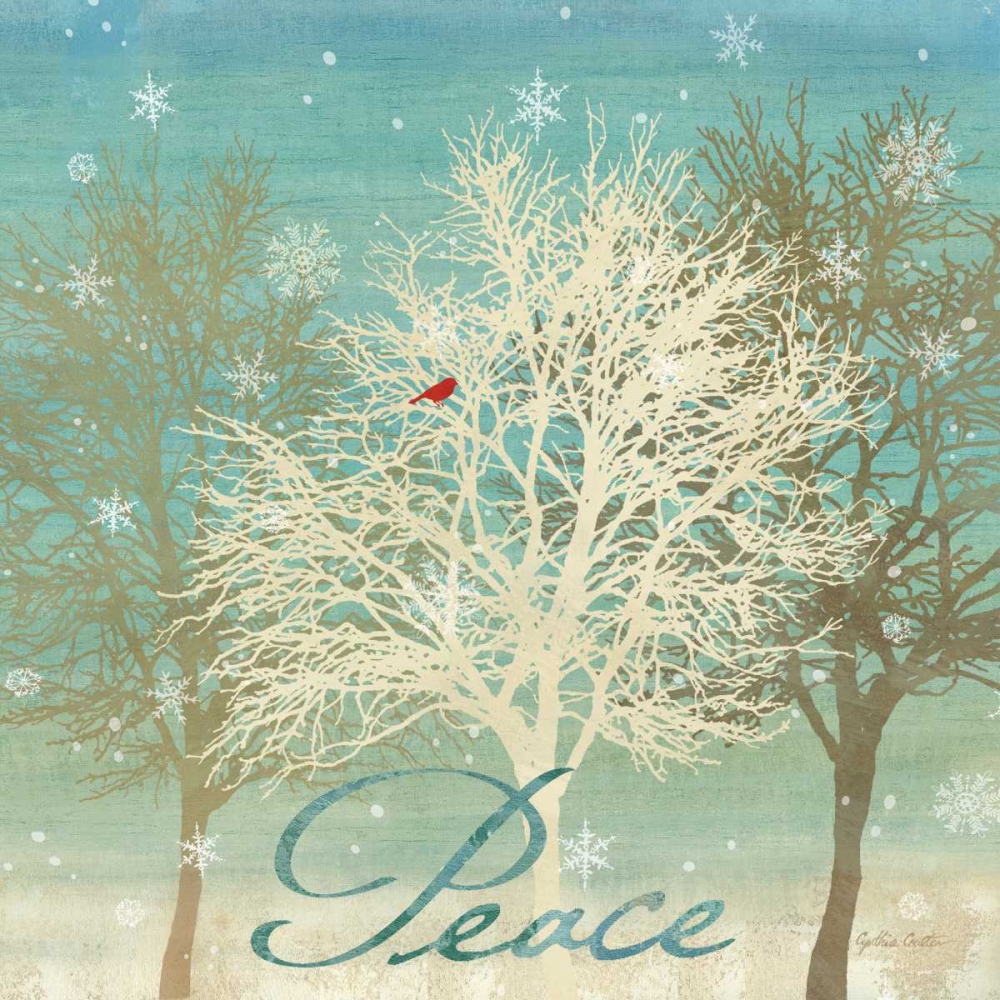 Holiday Trees I art print by Cynthia Coulter for $57.95 CAD