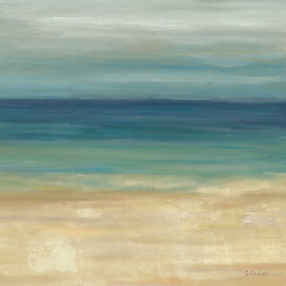 Navy Blue Horizons II art print by Cynthia Coulter for $57.95 CAD