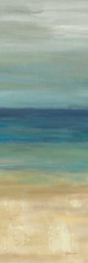 Navy Blue Horizons Panel II art print by Cynthia Coulter for $57.95 CAD