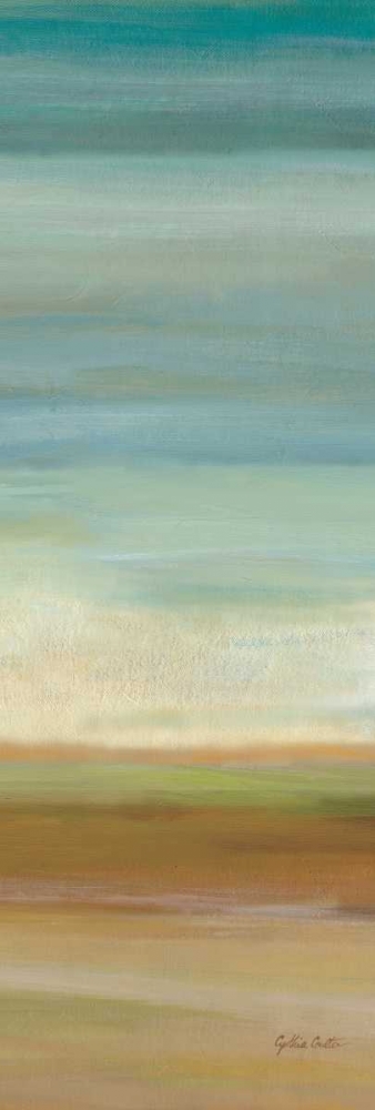 Turquoise Horizons Panel I art print by Cynthia Coulter for $57.95 CAD