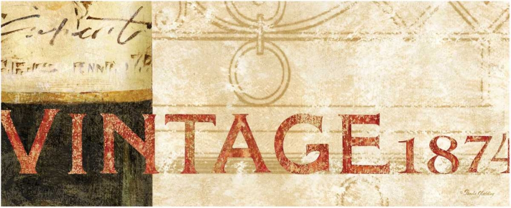 Vin Sign I art print by Pamela Gladding for $57.95 CAD