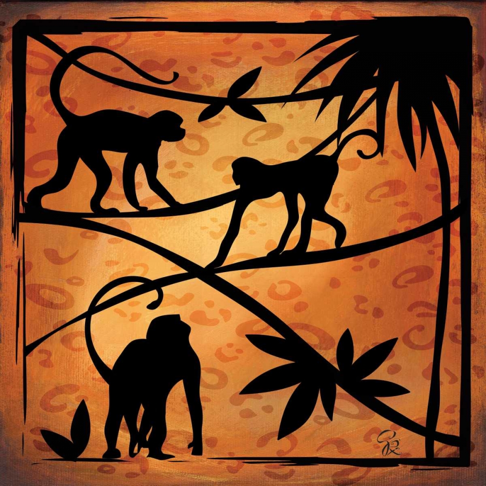 Safari Silhouette II art print by Gena Rivas-Velazquez for $57.95 CAD