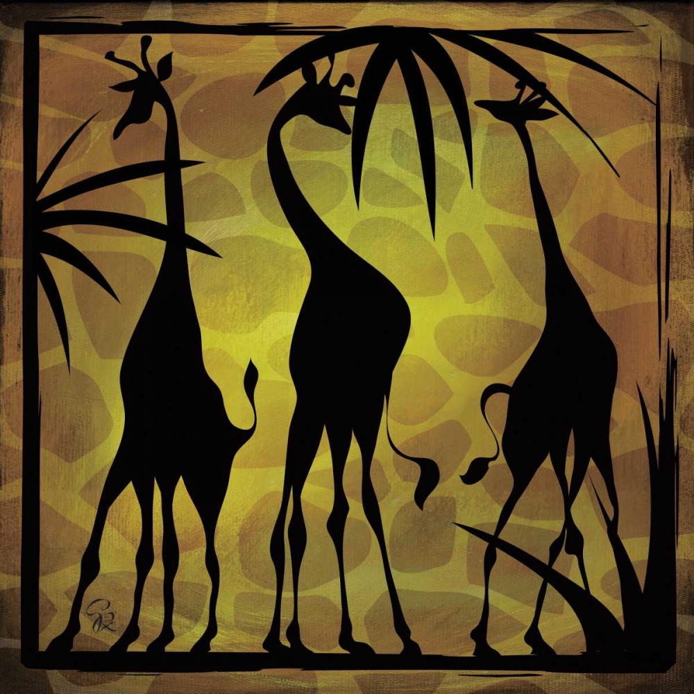 Safari Silhouette III art print by Gena Rivas-Velazquez for $57.95 CAD