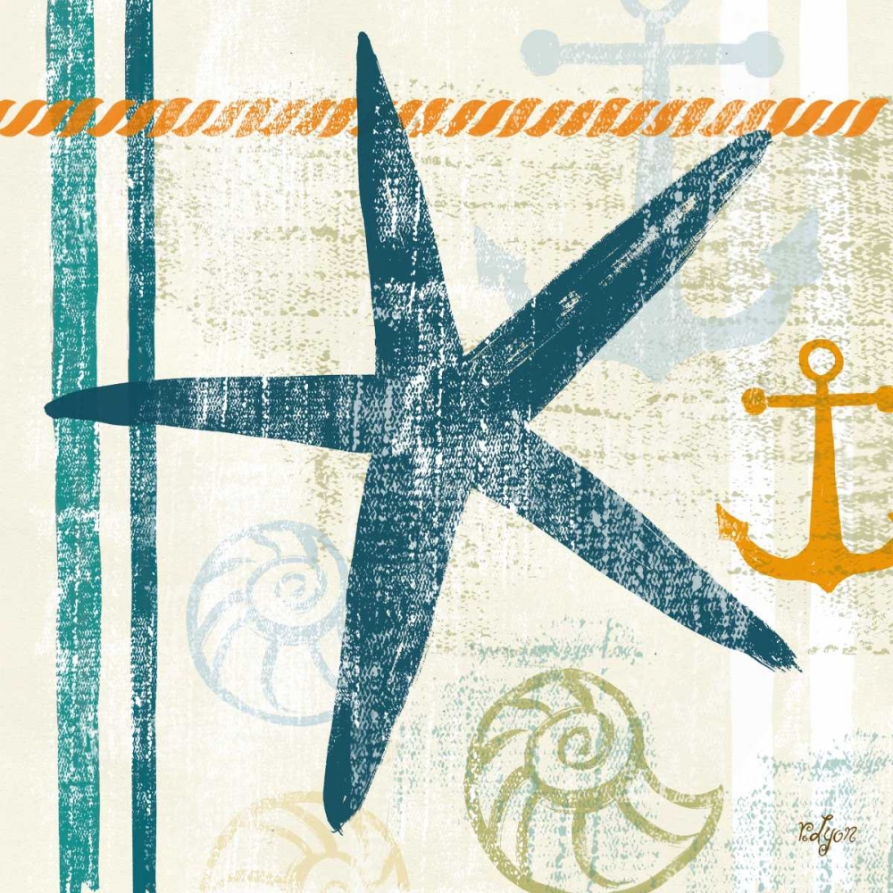 Nautical Brights III art print by Rebecca Lyon for $57.95 CAD
